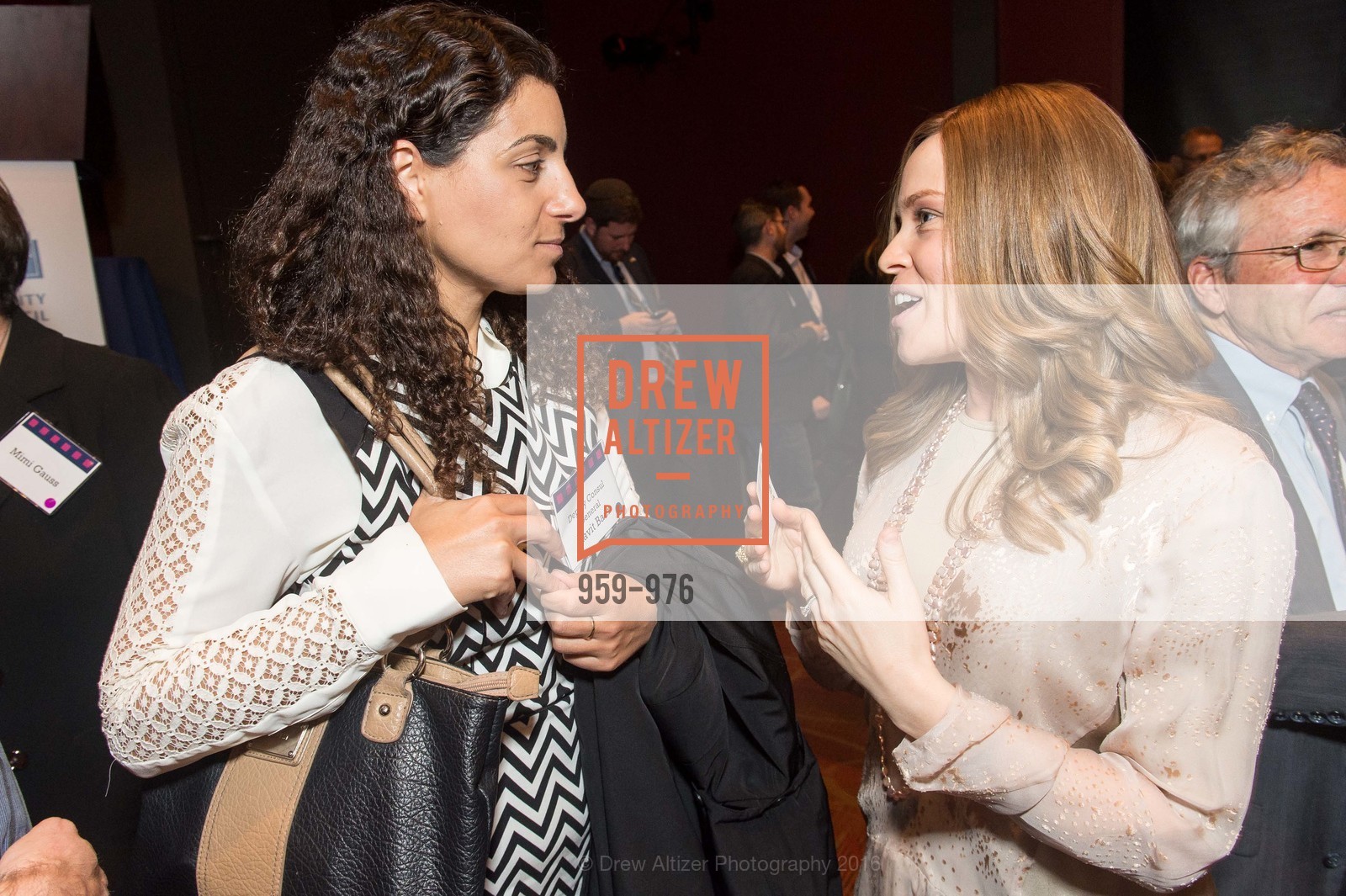 Ravit Baer, Karra Greenberg, JEWISH COMMUNITY RELATIONS COUNCIL Behind the Scene 2016, JCCSF. 3200 California St, February 24th, 2016, Photo #959-976 Ravit Baer, Karra Greenberg, Photo #959-976