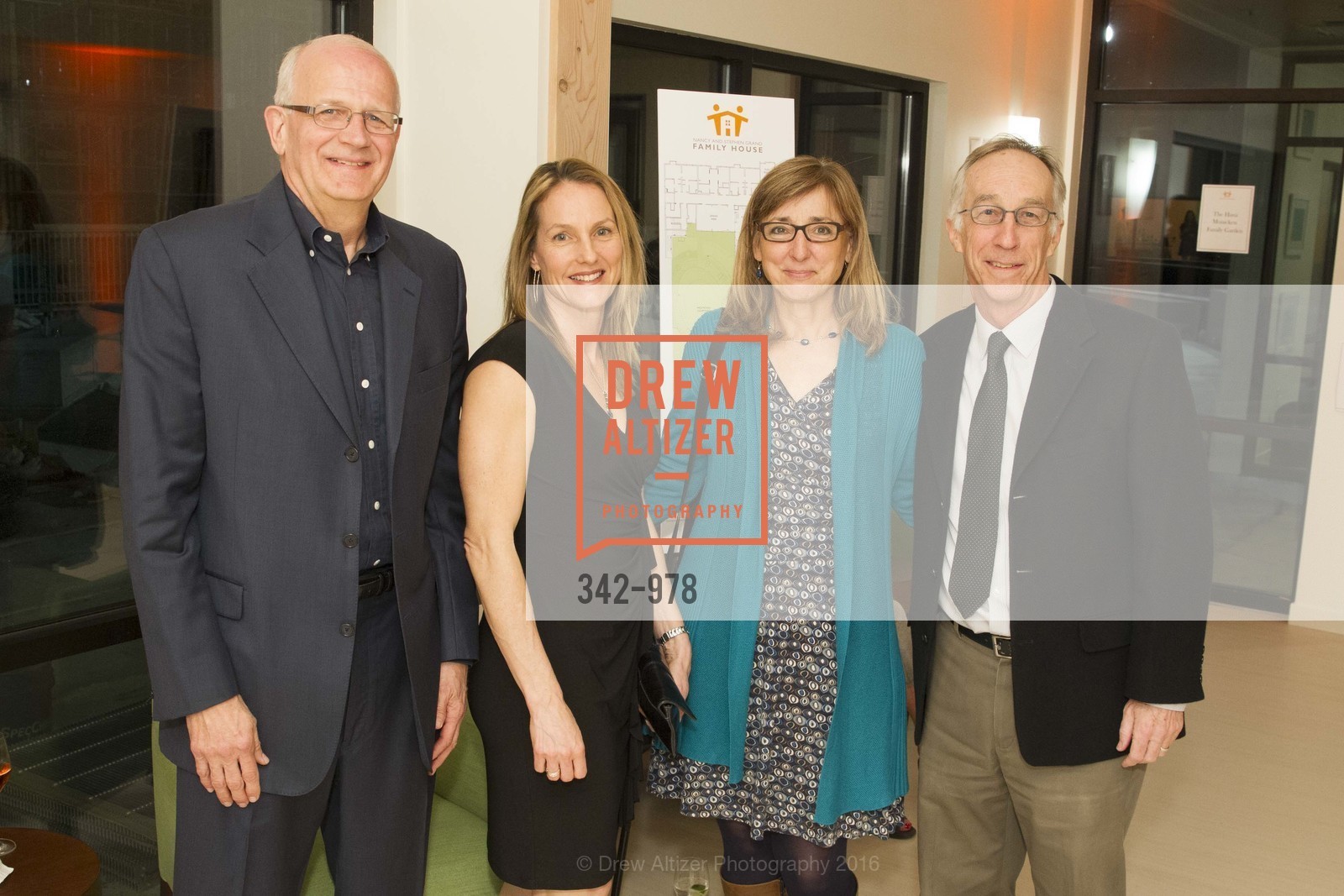 Roger Swanson, Suzanne Brown, Kate Stacy, Richard Stacy, Nancy and Stephen Grand Family House Grand Opening Celebration, Family House. 540 Mission Bay Blvd, February 25th, 2016, Photo #342-978 Roger Swanson, Suzanne Brown, Kate Stacy, Richard Stacy, Photo #342-978