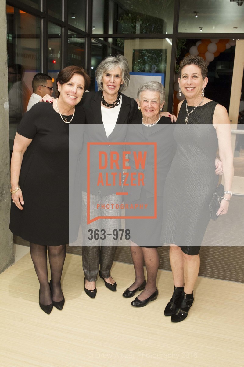 Alexandra Morgan, Susan Mall, Adele Corvin, Dana Corvin, Nancy and Stephen Grand Family House Grand Opening Celebration, Family House. 540 Mission Bay Blvd, February 25th, 2016, Photo #363-978 Alexandra Morgan, Susan Mall, Adele Corvin, Dana Corvin, Photo #363-978