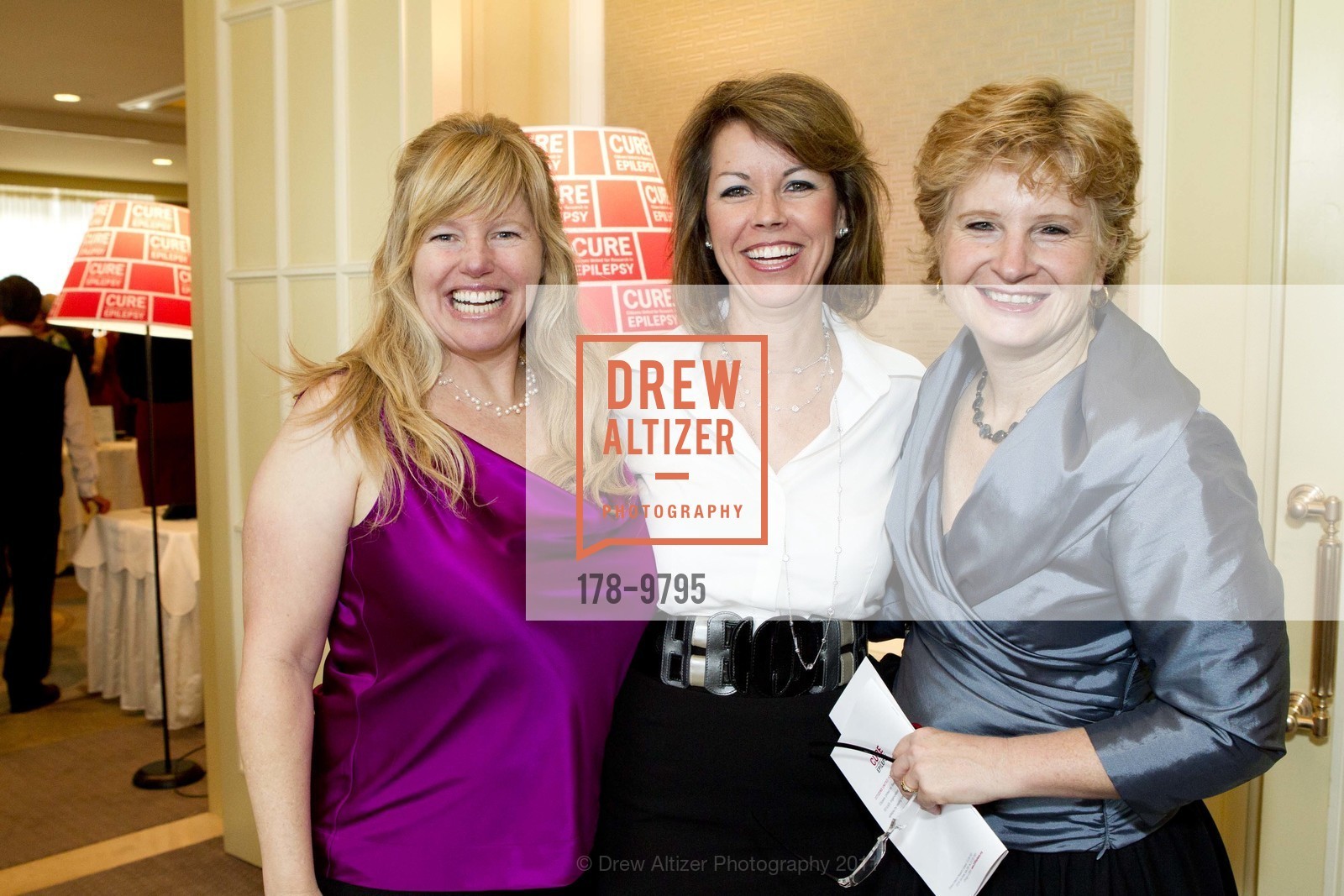 Kathy West, Neva Hirschkorn, Susan Escueta, First Annual San Francisco CURE Benefit Dinner, US, March 26th, 2011, Photo #178-9795 Kathy West, Neva Hirschkorn, Susan Escueta, Photo #178-9795