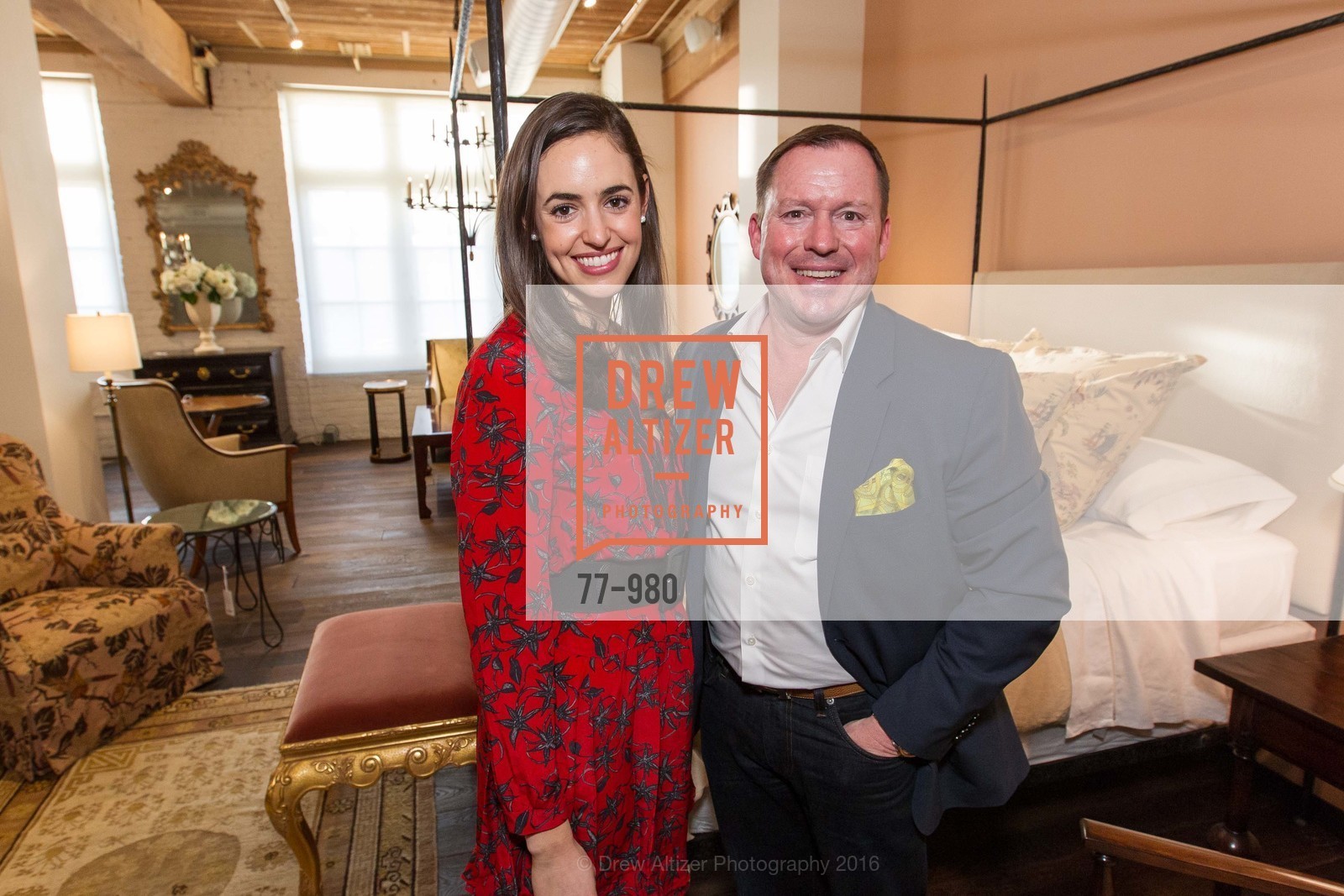 Kristin Thorsen, Scott Lang, SFC&G Cocktails at De Sousa Hughes, De Sousa Hughes Showroom. 2 Henry Adams Street, Ste. #220, February 25th, 2016, Photo #77-980 Kristin Thorsen, Scott Lang, Photo #77-980