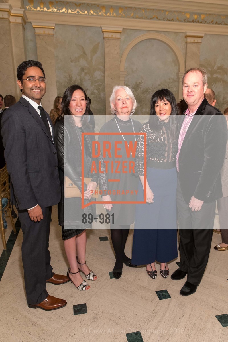 Vijay Mohan, Audrey Mohan, Mary Jane Ury, Kimberly Lee, Craig Ury, 2nd Annual Fundraiser for the Playgroup, Private Residence, February 25th, 2016, Photo #89-981 Vijay Mohan, Audrey Mohan, Mary Jane Ury, Kimberly Lee, Craig Ury, Photo #89-981