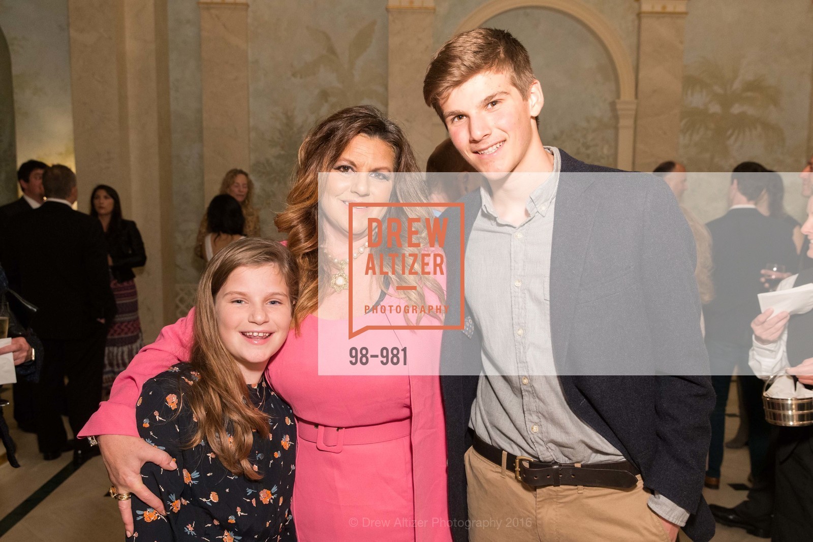 Madelon Podell, Lonna Corder, Nick Podell, 2nd Annual Fundraiser for the Playgroup, Private Residence, February 25th, 2016, Photo #98-981 Madelon Podell, Lonna Corder, Nick Podell, Photo #98-981