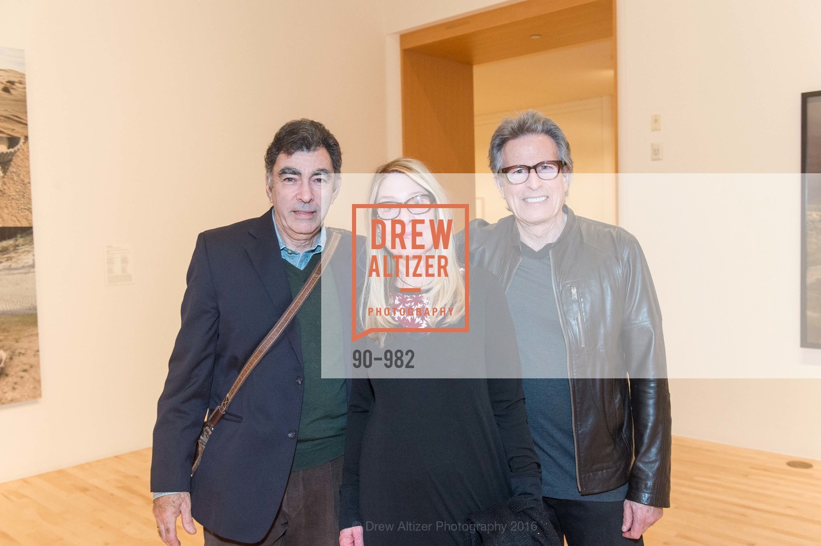 Lance Nagel, Sharyn Charnas, Bruce Charnas, San Jose Museum of Art Spring Opening Reception, San Jose Museum of Art. 110 S Market St, February 25th, 2016, Photo #90-982 Lance Nagel, Sharyn Charnas, Bruce Charnas, Photo #90-982