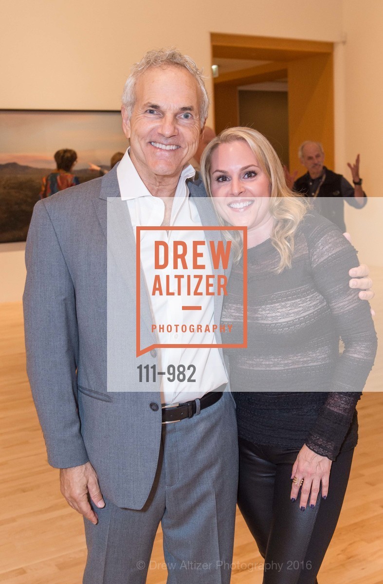 Richard Misrach, Lisa Hyde, San Jose Museum of Art Spring Opening Reception, San Jose Museum of Art. 110 S Market St, February 25th, 2016, Photo #111-982 Richard Misrach, Lisa Hyde, Photo #111-982