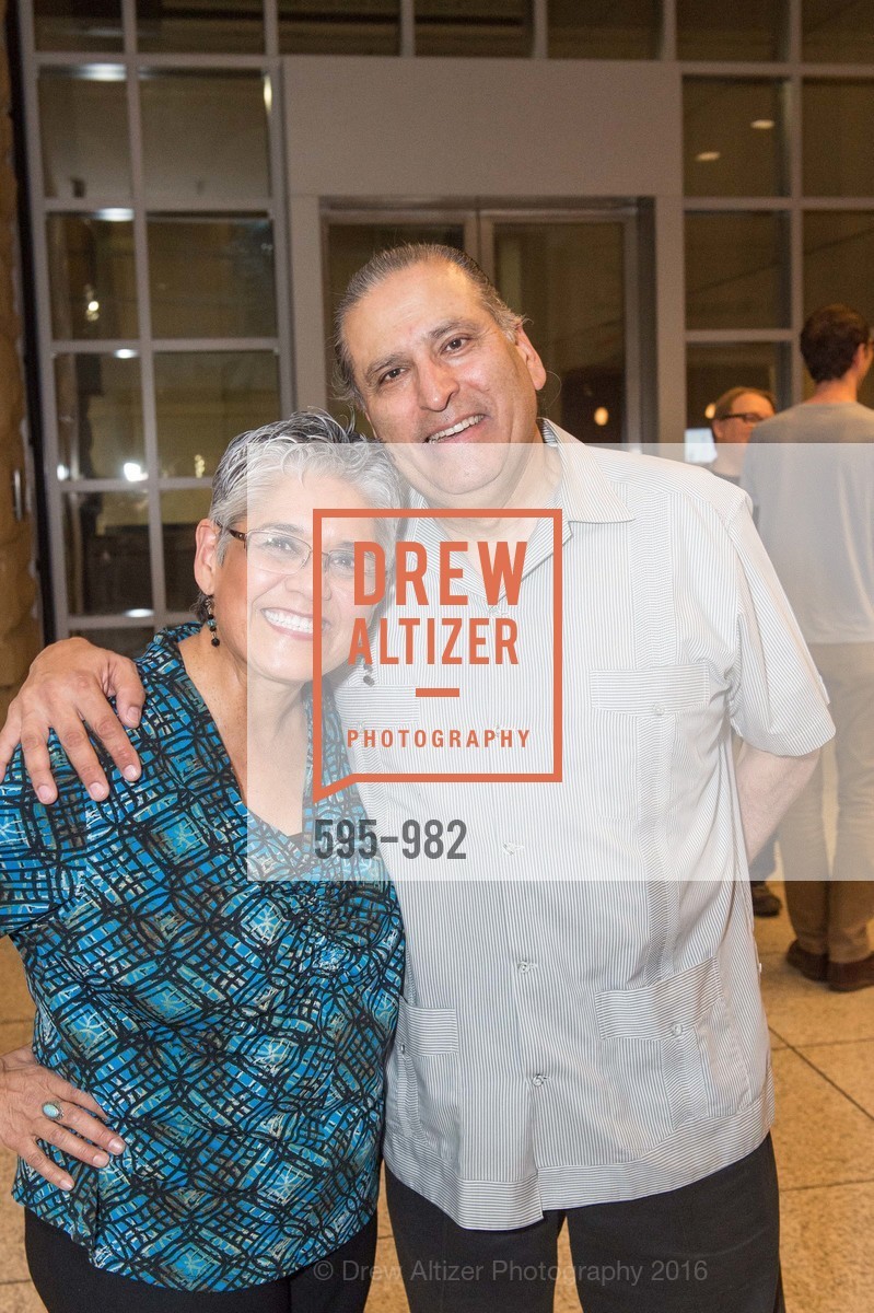 Rita Duarte Herrera, Joel Herrera, San Jose Museum of Art Spring Opening Reception, San Jose Museum of Art. 110 S Market St, February 25th, 2016, Photo #595-982 Rita Duarte Herrera, Joel Herrera, Photo #595-982