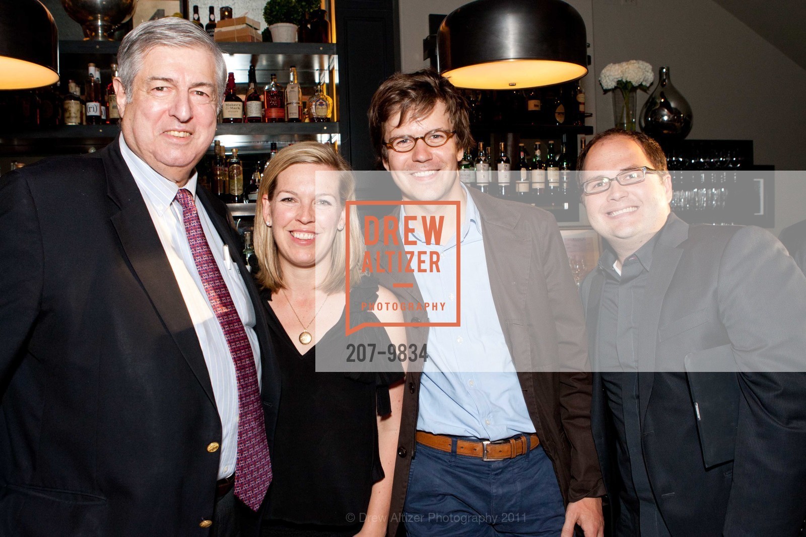 Tim Zagat, Alexa Rudin, John Erickson, Travis Murdock, Zagat Survey 2012 San Francisco Restaurant Survey Launch, US, September 19th, 2011, Photo #207-9834 Tim Zagat, Alexa Rudin, John Erickson, Travis Murdock, Photo #207-9834