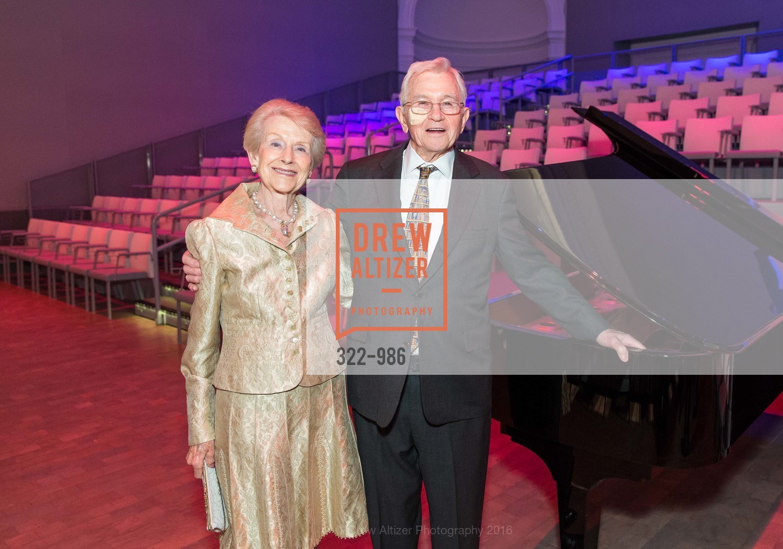 Barbara Moller Ward, Roy Wunder, SAN FRANCISCO OPERA Celebrates Opening the Diane B. Wilsey Center for Opera, Diane B. Wilsey Center for Opera. 401 Van Ness Avenue, March 3rd, 2016, Photo #322-986 Barbara Moller Ward, Roy Wunder, Photo #322-986