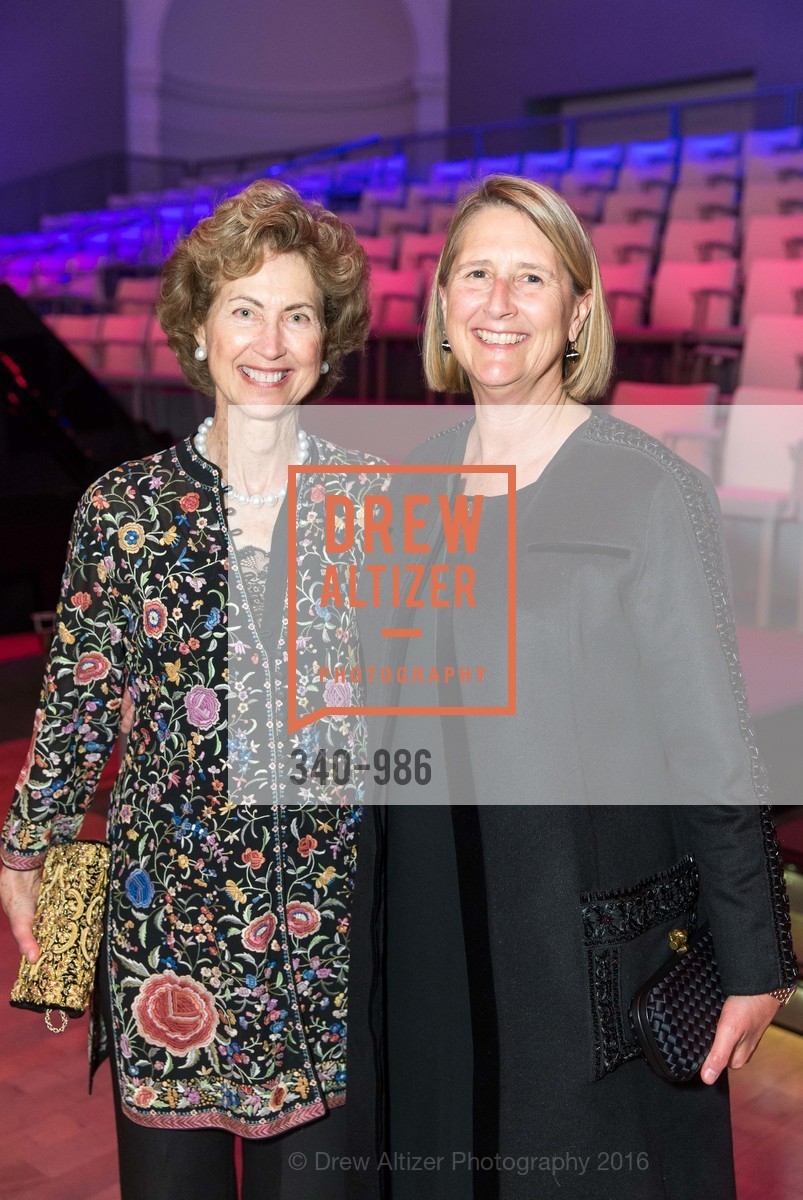 Mauree Jane Perry, Priscilla Geeslin, SAN FRANCISCO OPERA Celebrates Opening the Diane B. Wilsey Center for Opera, Diane B. Wilsey Center for Opera. 401 Van Ness Avenue, March 3rd, 2016, Photo #340-986 Mauree Jane Perry, Priscilla Geeslin, Photo #340-986