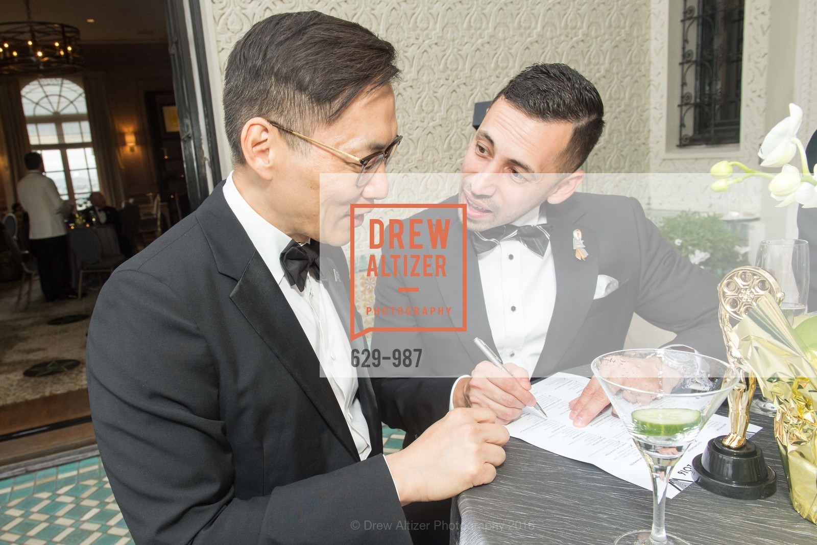 Bill Kwan, Manny Nungaray, Saint Francis Foundation at the Fairmont Penthouse, Fairmont SF, Penthouse, February 28th, 2016, Photo #629-987 Bill Kwan, Manny Nungaray, Photo #629-987