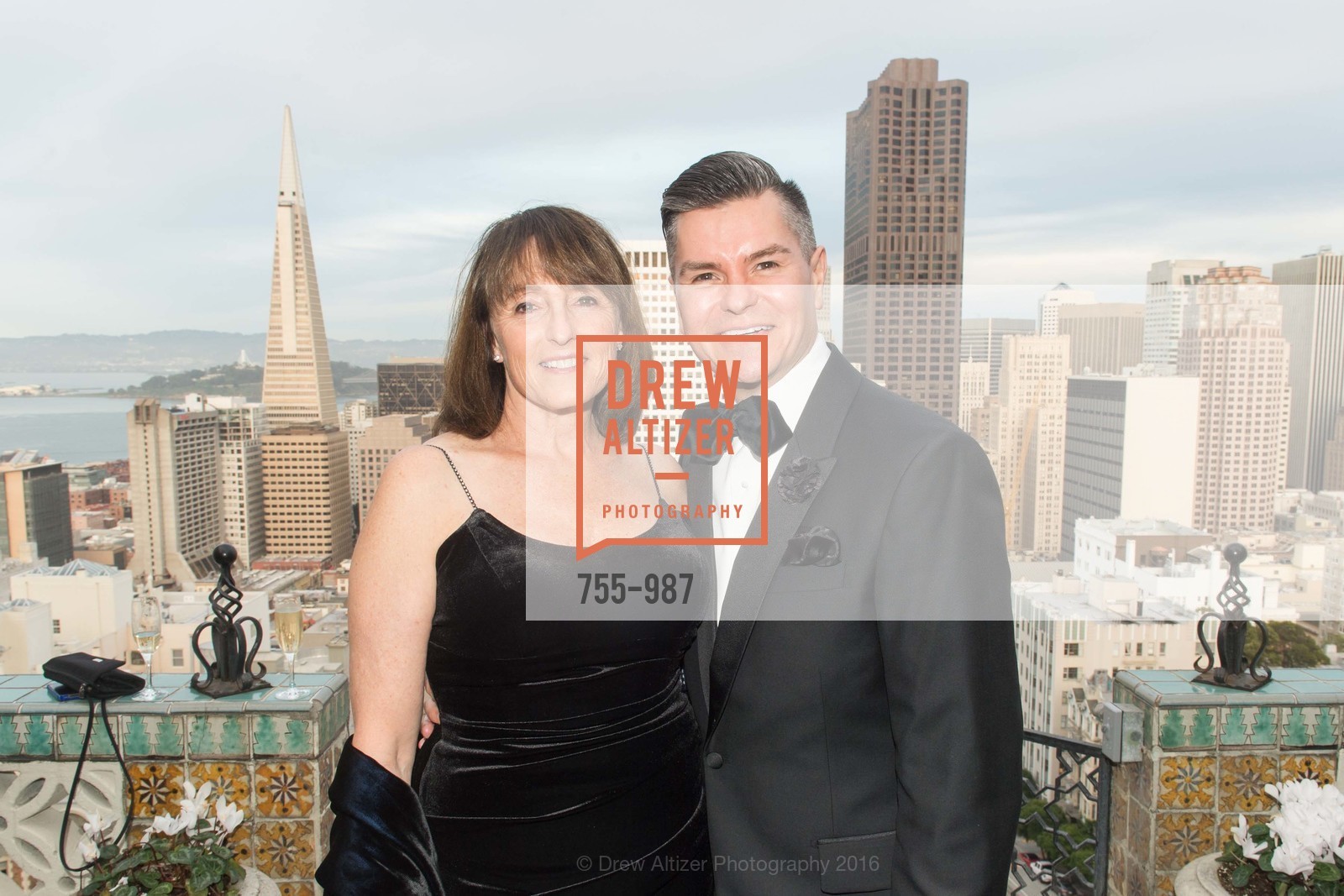 Kyle Goldman, Chris Meza, Saint Francis Foundation at the Fairmont Penthouse, Fairmont SF, Penthouse, February 28th, 2016, Photo #755-987 Kyle Goldman, Chris Meza, Photo #755-987