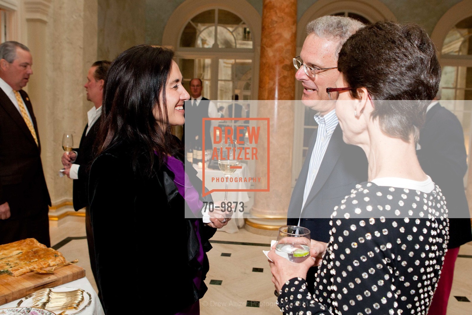 Laura Catena, Paul Nathan, Marcy Nathan, GORDON AND ANN GETTY Host Argentina Winemaker NICOLAS CATENA and Vino Argentino Book Party, US, May 24th, 2011, Photo #70-9873 Laura Catena, Paul Nathan, Marcy Nathan, Photo #70-9873