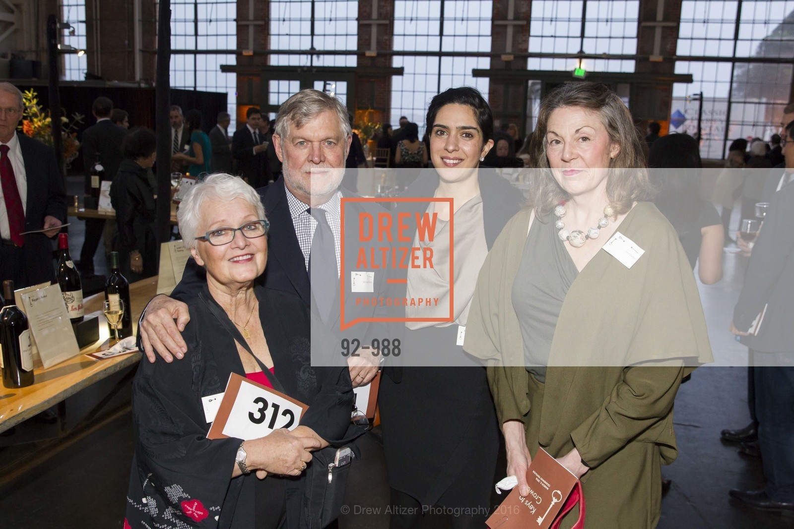 Deborah Schwartz, Michael Dalby, Meena Bhasin, Liza Dalby, Crowden Music Center Gala: Keys to Crowden, The Craneway Pavilion. 1414 Harbour Way S, March 5th, 2016, Photo #92-988 Deborah Schwartz, Michael Dalby, Meena Bhasin, Liza Dalby, Photo #92-988