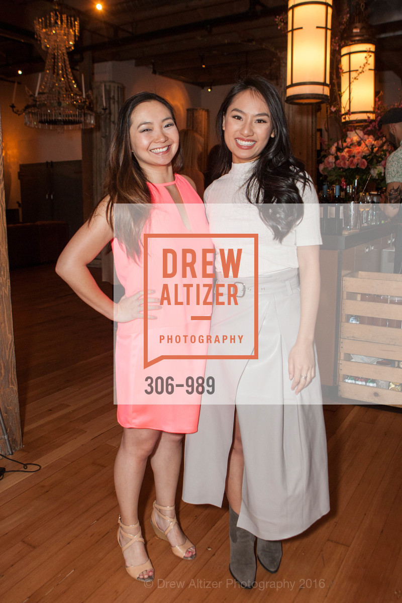 Andie Nishita, Becca Wong, Veranda's THE ROMANCE OF FLOWERS Book Signing hosted by Ken Fulk at The Magic Factory, Ken Fulk Magic Factory, Ken Fulk Magic Factory. San Francisco, February 25th, 2016, Photo #306-989 Andie Nishita, Becca Wong, Photo #306-989