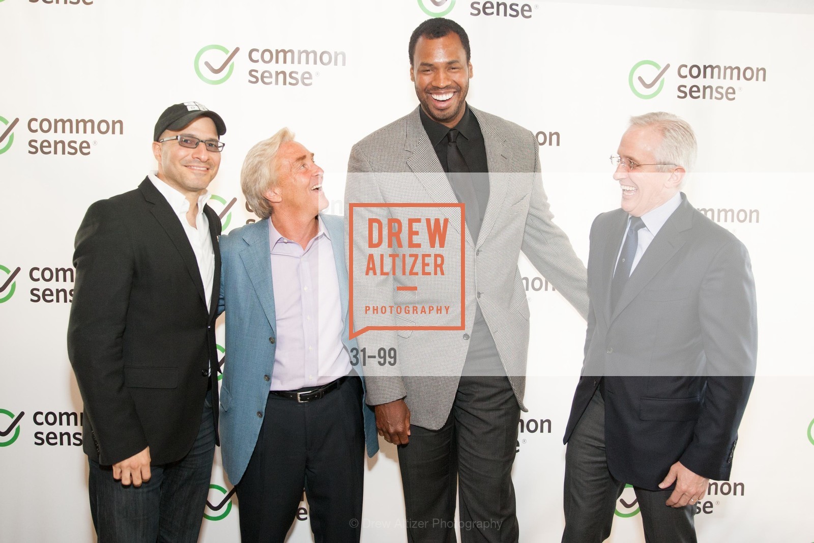 Hadi Partovi, Jim Steyer, Jason Collins, James Coulter, Common Sense Media Awards 2015, SF Jazz. 201 Franklin St, May 13th, 2015,Drew Altizer, Drew Altizer Photography, full-service event agency, private events, San Francisco photographer, photographer California