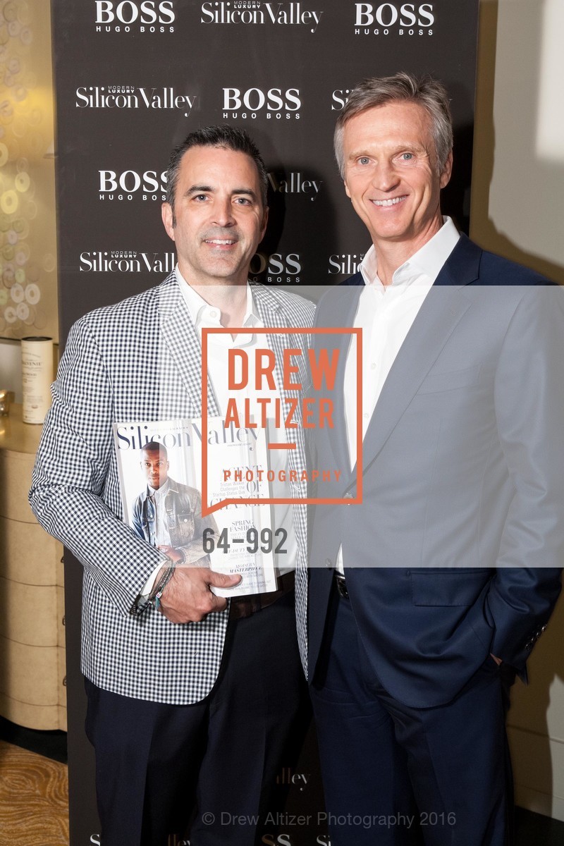 Peter Fisher, Lew Dickey, Modern Luxury Silicon Valley Magazine Launch Party, Rosewood Sand Hill, March 2nd, 2016, Photo #64-992 Peter Fisher, Lew Dickey, Photo #64-992
