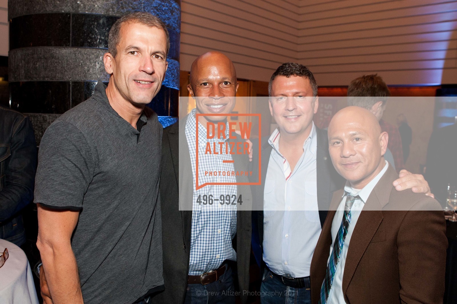 Hans Riesen, Alan Taylor, Colin Burry, Milko Encinas, Photo #496-9924