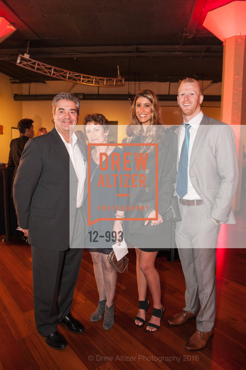 Jim Davis, Monique Davis, Ashley Deeb, Tom Caterina, American Heart Association's 2016 Celebrating With Heart, Terra Gallery. 511 Harrison St, March 3rd, 2016, Photo #12-993 Jim Davis, Monique Davis, Ashley Deeb, Tom Caterina, Photo #12-993