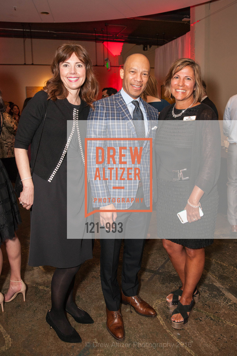 Kathy Rogers, Ken McNeely, Maria Olson, American Heart Association's 2016 Celebrating With Heart, Terra Gallery. 511 Harrison St, March 3rd, 2016, Photo #121-993 Kathy Rogers, Ken McNeely, Maria Olson, Photo #121-993