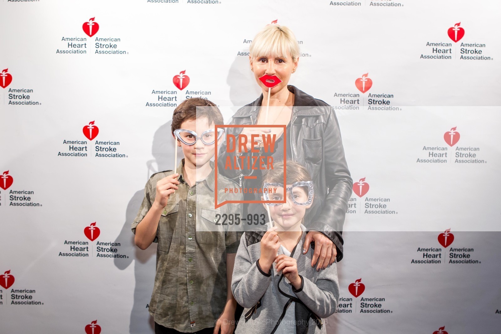 Tanya Sukonnik, Alexander Bruneau, Mika Bruneau, American Heart Association's 2016 Celebrating With Heart, Terra Gallery. 511 Harrison St, March 3rd, 2016, Photo #2295-993 Tanya Sukonnik, Alexander Bruneau, Mika Bruneau, Photo #2295-993