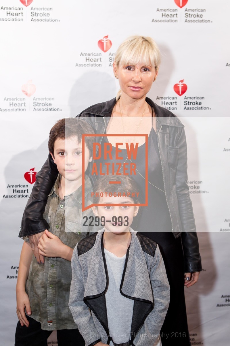 Tanya Sukonnik, Alexander Bruneau, Mika Bruneau, American Heart Association's 2016 Celebrating With Heart, Terra Gallery. 511 Harrison St, March 3rd, 2016, Photo #2299-993 Tanya Sukonnik, Alexander Bruneau, Mika Bruneau, Photo #2299-993