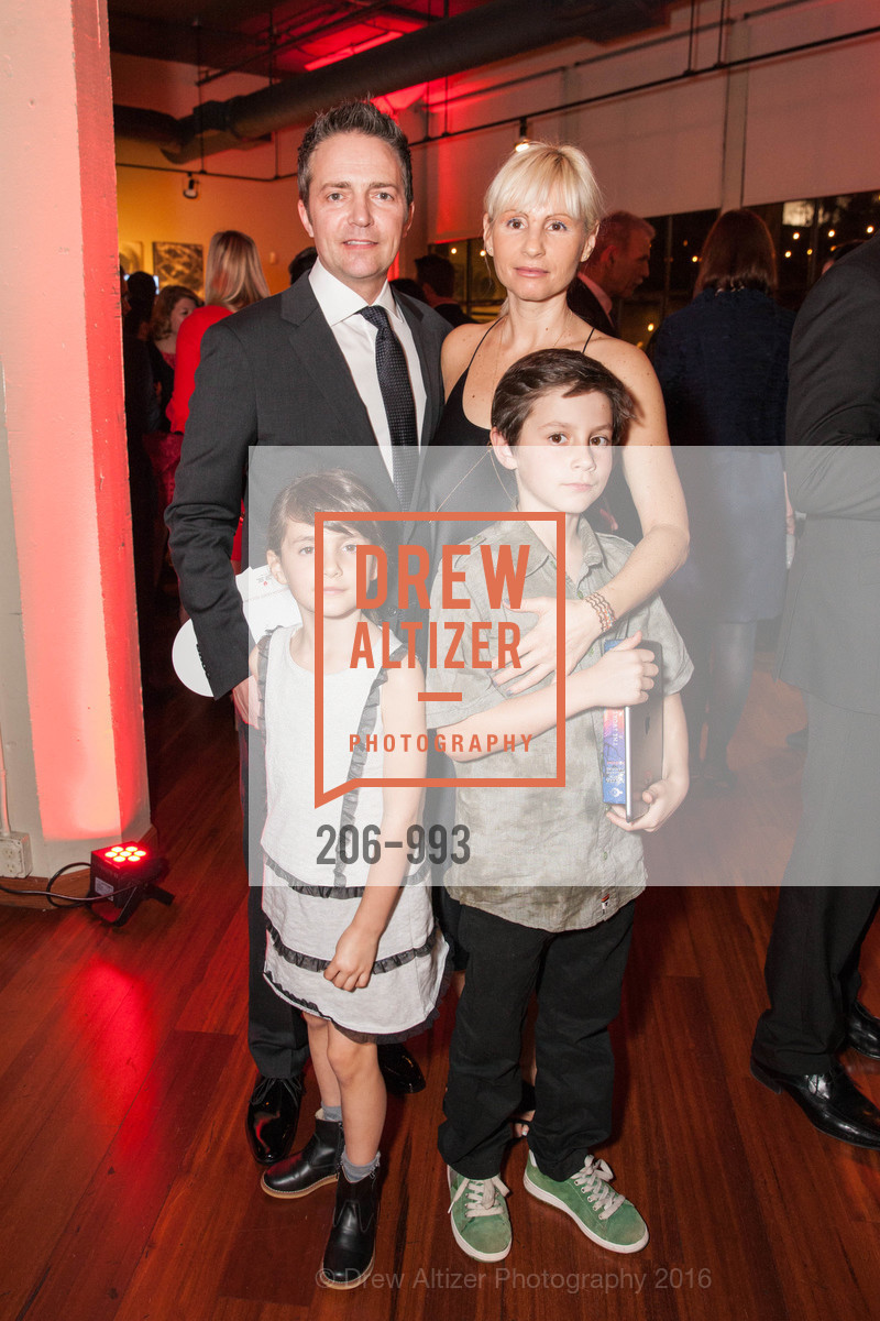 Mika Bruneau, Benoit Bruneau, Tanya Sukonnik, Alexander Bruneau, American Heart Association's 2016 Celebrating With Heart, Terra Gallery. 511 Harrison St, March 3rd, 2016, Photo #206-993 Mika Bruneau, Benoit Bruneau, Tanya Sukonnik, Alexander Bruneau, Photo #206-993