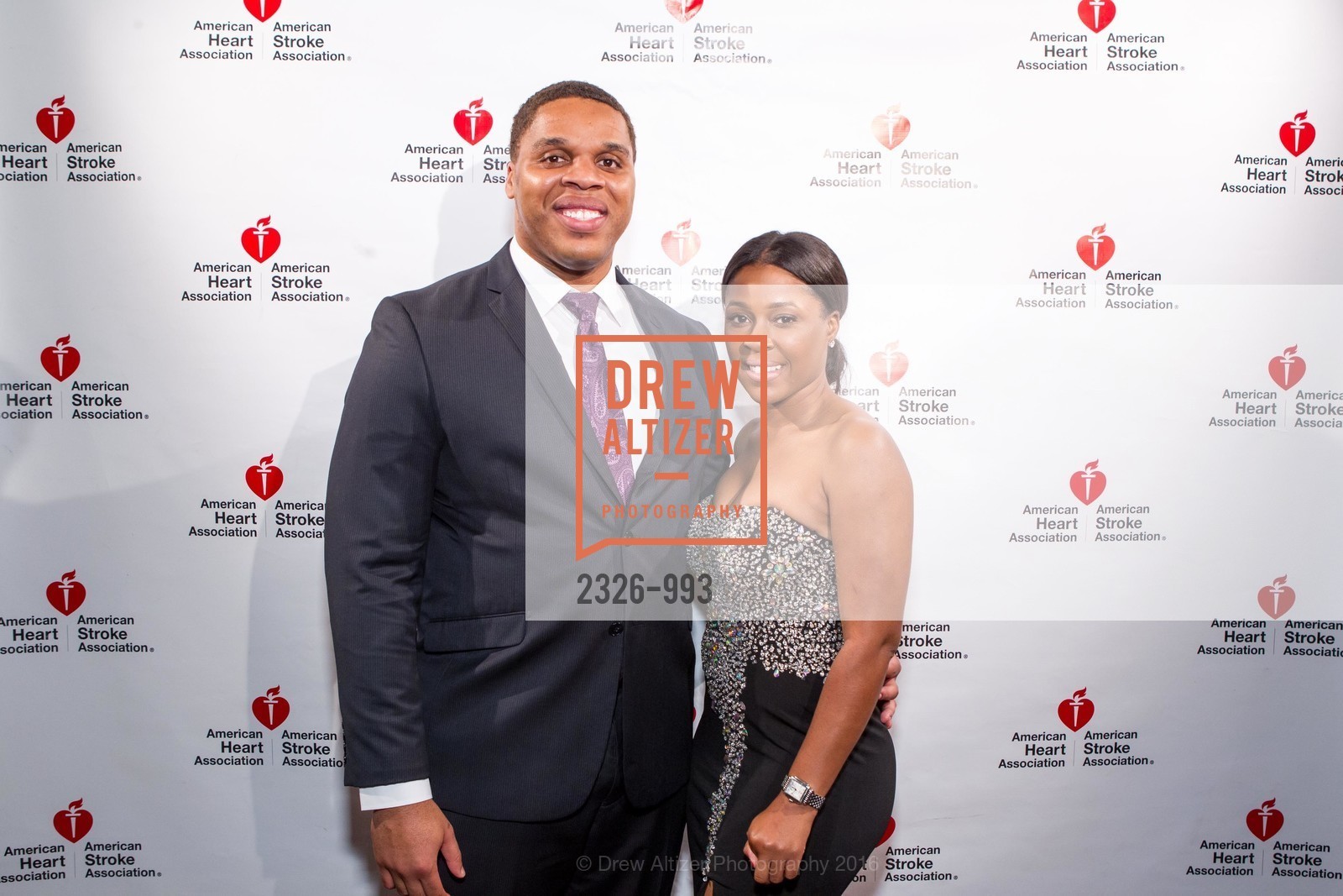 Moses Ike, Jeannie Newman, American Heart Association's 2016 Celebrating With Heart, Terra Gallery. 511 Harrison St, March 3rd, 2016, Photo #2326-993 Moses Ike, Jeannie Newman, Photo #2326-993
