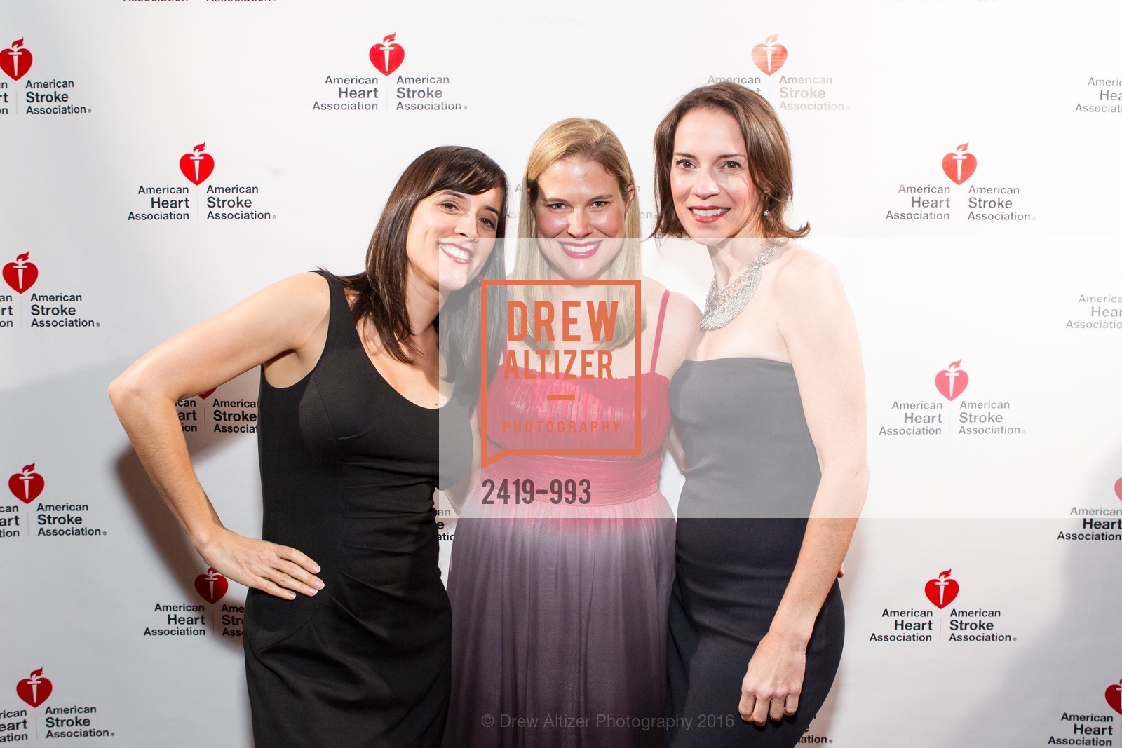 Jill DiGiacomo, Jamie Soper, Allison Sojka, American Heart Association's 2016 Celebrating With Heart, Terra Gallery. 511 Harrison St, March 3rd, 2016, Photo #2419-993 Jill DiGiacomo, Jamie Soper, Allison Sojka, Photo #2419-993