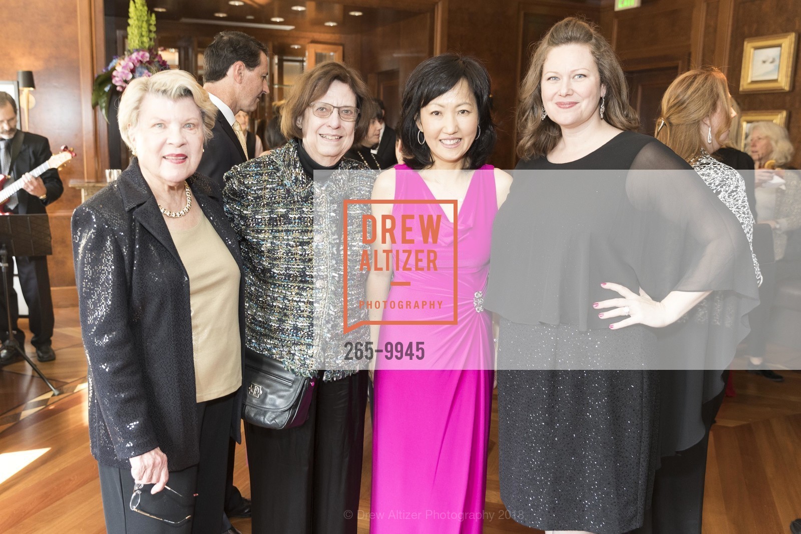 Jo Hurley, Barbara Bessey, Kay Yun, Tiffany Redmon, A.C.T. Celebrates Carey! 2018, Four Seasons Hotel. 757 Market St, San Francisco, CA 94103, April 7th, 2018, Photo #265-9945 Jo Hurley, Barbara Bessey, Kay Yun, Tiffany Redmon, Photo #265-9945
