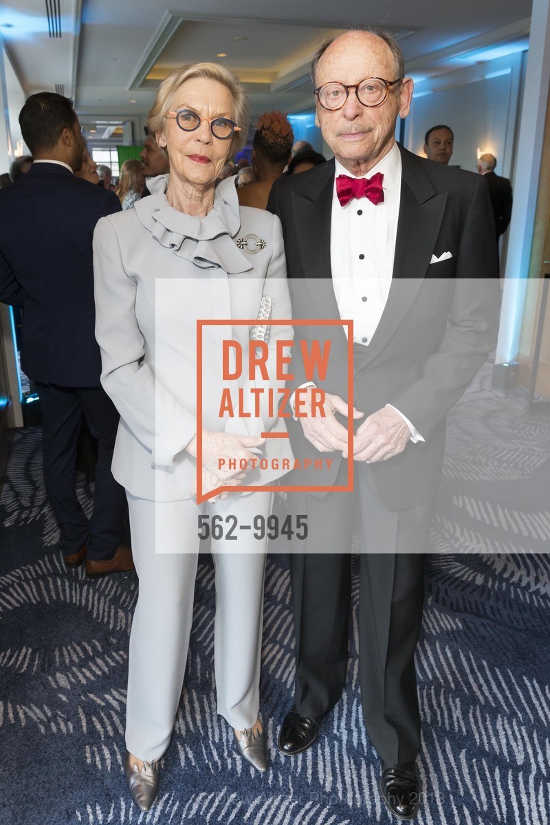 Barbro Osher, Bernard Osher, A.C.T. Celebrates Carey! 2018, Four Seasons Hotel. 757 Market St, San Francisco, CA 94103, April 7th, 2018, Photo #562-9945 Barbro Osher, Bernard Osher, Photo #562-9945