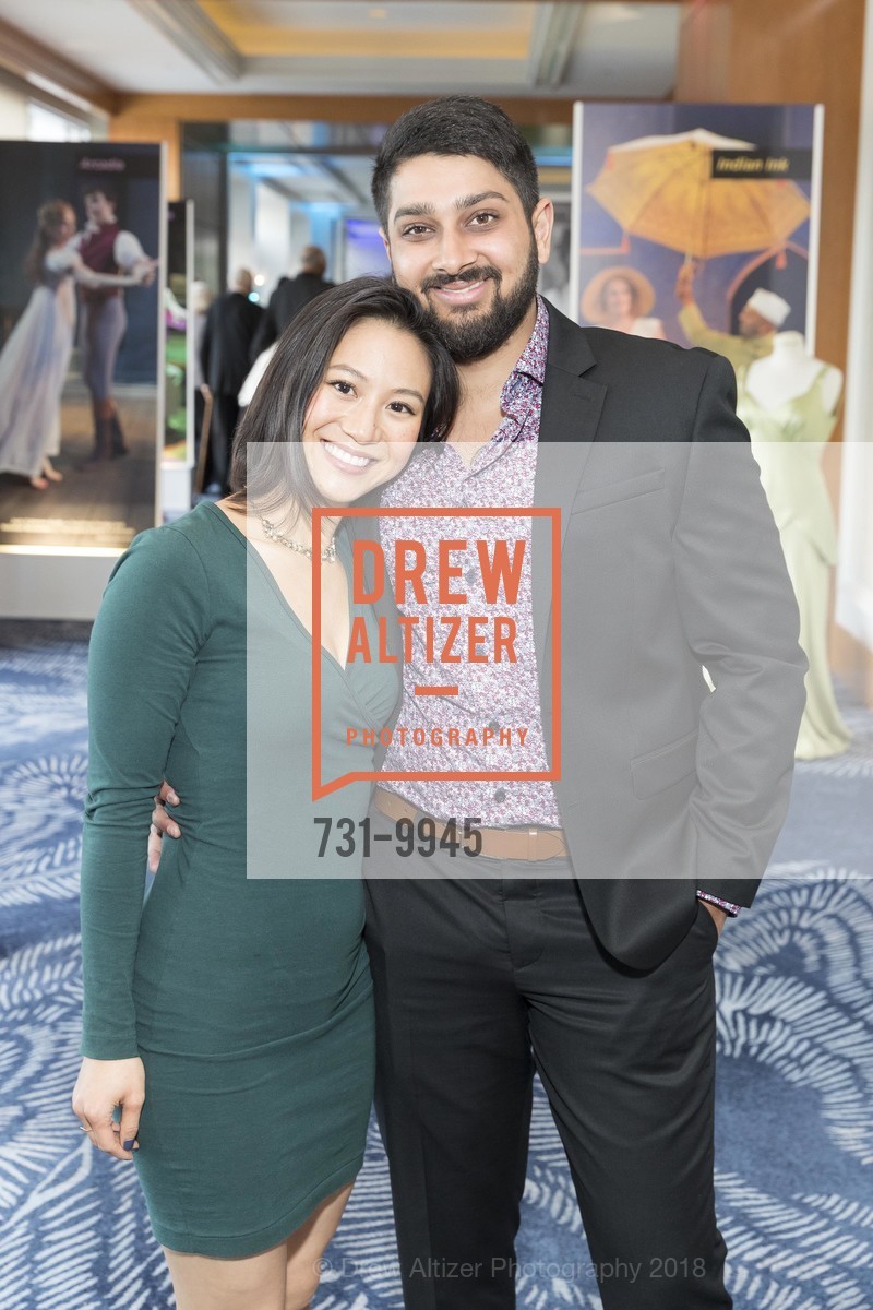 Grace Ng, Suraj Dave, A.C.T. Celebrates Carey! 2018, Four Seasons Hotel. 757 Market St, San Francisco, CA 94103, April 7th, 2018, Photo #731-9945 Grace Ng, Suraj Dave, Photo #731-9945