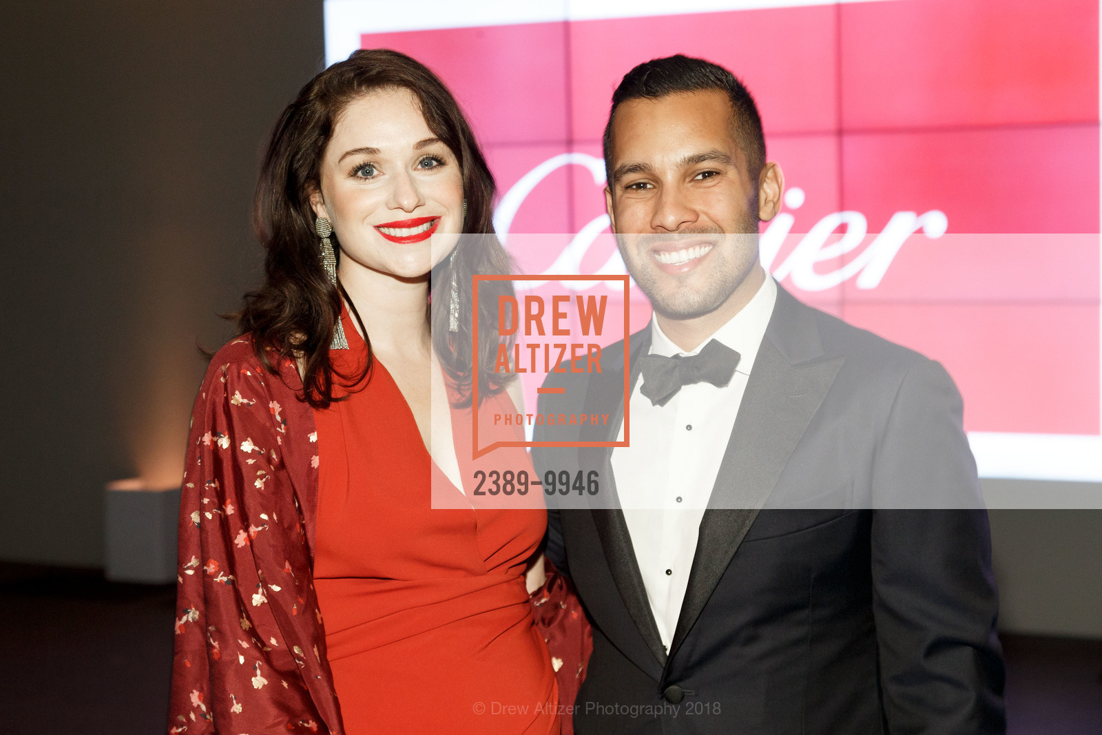 Laura Moody, Sean Moody, Mid-Winter Gala 2018 Sponsored by CARTIER, de Young Museum. 50 Hagiwara Tea Garden Dr, San Francisco, CA 94118, April 6th, 2018, Photo #2389-9946 Laura Moody, Sean Moody, Photo #2389-9946
