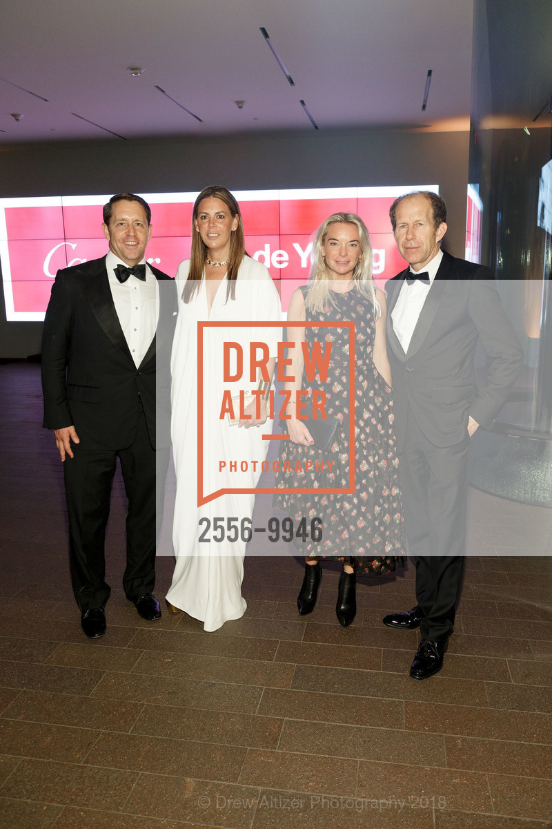Bass Bassin, Anne Waterman, Anne Sophie Deneve, Paul Deneve, Mid-Winter Gala 2018 Sponsored by CARTIER, de Young Museum. 50 Hagiwara Tea Garden Dr, San Francisco, CA 94118, April 6th, 2018, Photo #2556-9946 Bass Bassin, Anne Waterman, Anne Sophie Deneve, Paul Deneve, Photo #2556-9946