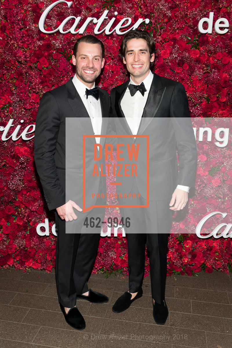 Jake Medwel, Matt McKinney, Mid-Winter Gala 2018 Sponsored by CARTIER, de Young Museum. 50 Hagiwara Tea Garden Dr, San Francisco, CA 94118, April 6th, 2018, Photo #462-9946 Jake Medwel, Matt McKinney, Photo #462-9946