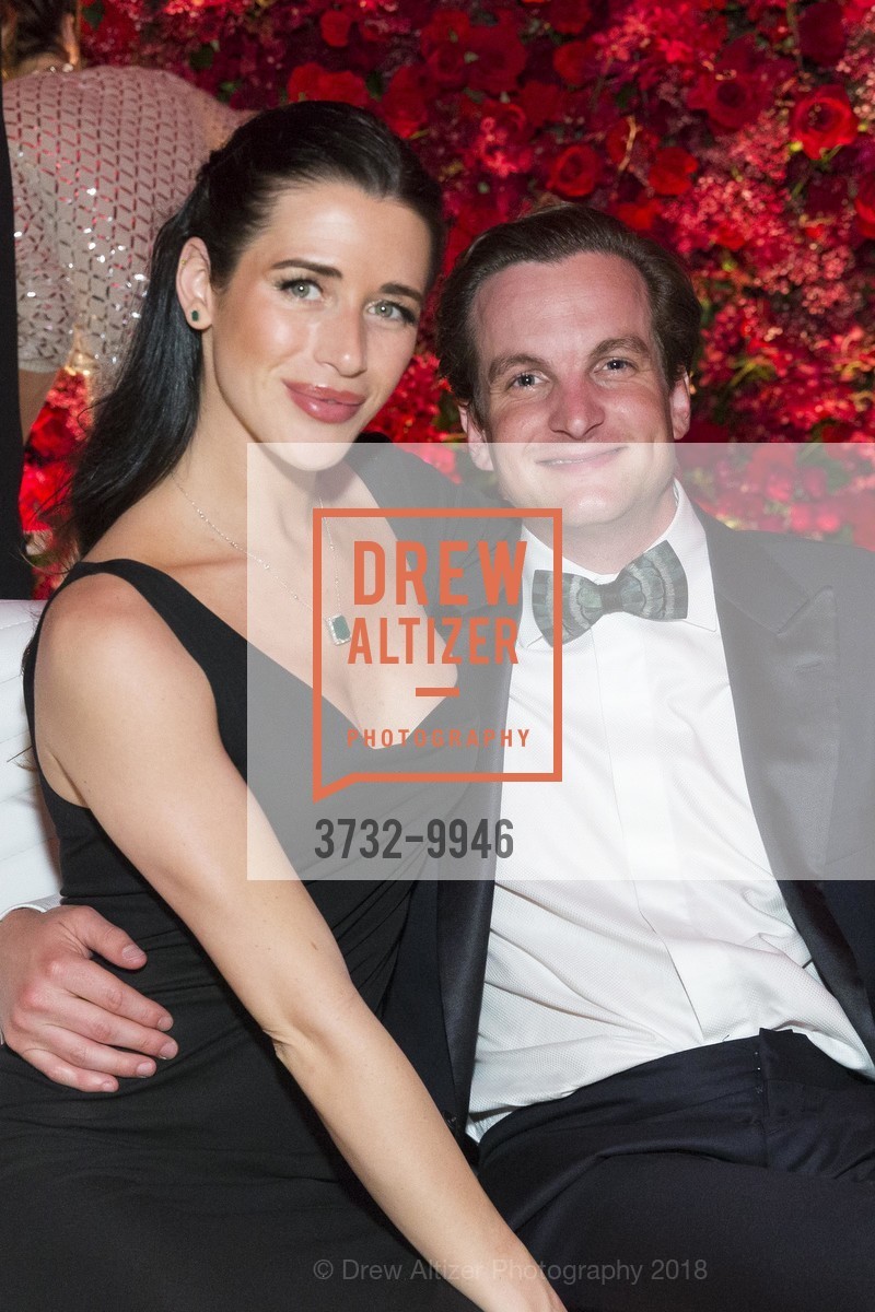 Amanda Massi, Chris Qvale, Mid-Winter Gala 2018 Sponsored by CARTIER, de Young Museum. 50 Hagiwara Tea Garden Dr, San Francisco, CA 94118, April 6th, 2018, Photo #3732-9946 Amanda Massi, Chris Qvale, Photo #3732-9946