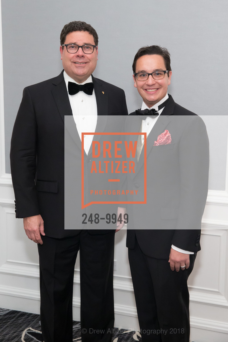 Eric Sleigh, Christopher Wiseman, Merola Spring Benefit "Evening of Mystery", Ritz Carlton, San Francisco. 600 Stockton Street, San Francisco, CA 94108, April 7th, 2018, Photo #248-9949 Eric Sleigh, Christopher Wiseman, Photo #248-9949