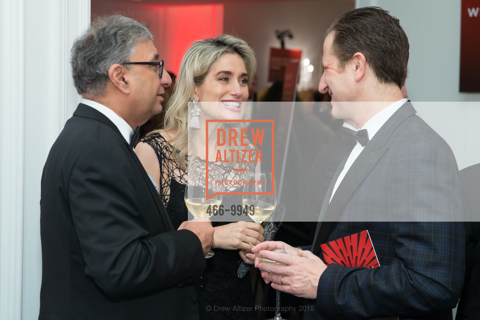 Raj Singh, Renata Anderson, Robert Shwarts, Merola Spring Benefit "Evening of Mystery", Ritz Carlton, San Francisco. 600 Stockton Street, San Francisco, CA 94108, April 7th, 2018, Photo #466-9949 Raj Singh, Renata Anderson, Robert Shwarts, Photo #466-9949