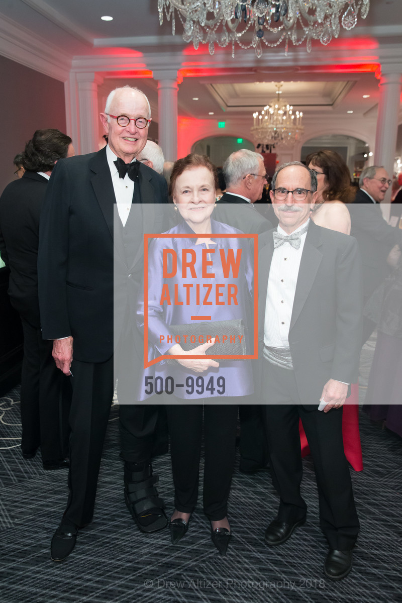 Donald McGee, Blanche Streeter, Bob Epstein, Merola Spring Benefit "Evening of Mystery", Ritz Carlton, San Francisco. 600 Stockton Street, San Francisco, CA 94108, April 7th, 2018, Photo #500-9949 Donald McGee, Blanche Streeter, Bob Epstein, Photo #500-9949