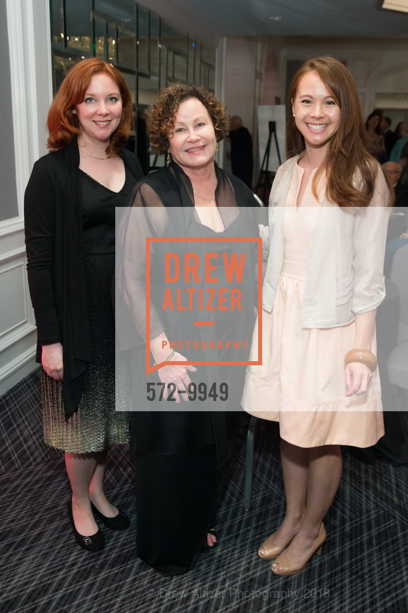 Ashley Hanson, Karen Ames, Elaine Radcliffe, Merola Spring Benefit "Evening of Mystery", Ritz Carlton, San Francisco. 600 Stockton Street, San Francisco, CA 94108, April 7th, 2018, Photo #572-9949 Ashley Hanson, Karen Ames, Elaine Radcliffe, Photo #572-9949