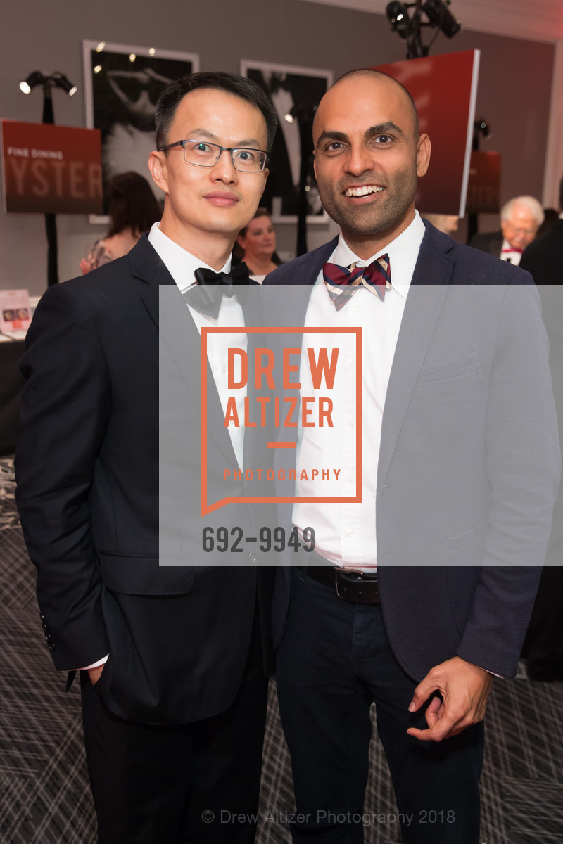 Dennis Zhang, Lokesh Bidhan, Merola Spring Benefit "Evening of Mystery", Ritz Carlton, San Francisco. 600 Stockton Street, San Francisco, CA 94108, April 7th, 2018, Photo #692-9949 Dennis Zhang, Lokesh Bidhan, Photo #692-9949