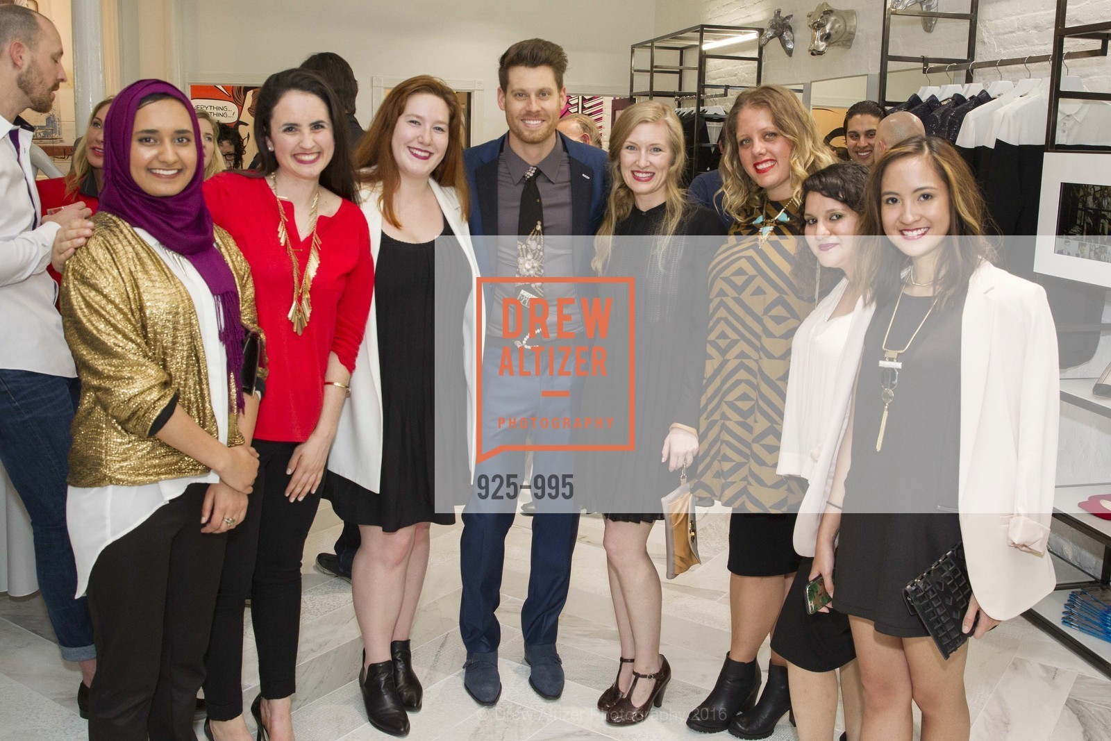 Zainab Anwar, Danielle Calbek, Victoria Haddock, Chris Traynor, Jodi Tisdale, Angie Sherwood, Lucy Gonzales, Alyssa Gay, JAKE Grand Opening, Jake. 619 Sansome St, March 3rd, 2016, Photo #925-995 Zainab Anwar, Danielle Calbek, Victoria Haddock, Chris Traynor, Jodi Tisdale, Angie Sherwood, Lucy Gonzales, Alyssa Gay, Photo #925-995