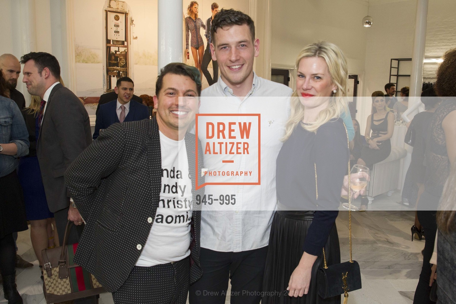 Jake Wall, Mitch Colleran, Colby Hallen, JAKE Grand Opening, Jake. 619 Sansome St, March 3rd, 2016, Photo #945-995 Jake Wall, Mitch Colleran, Colby Hallen, Photo #945-995