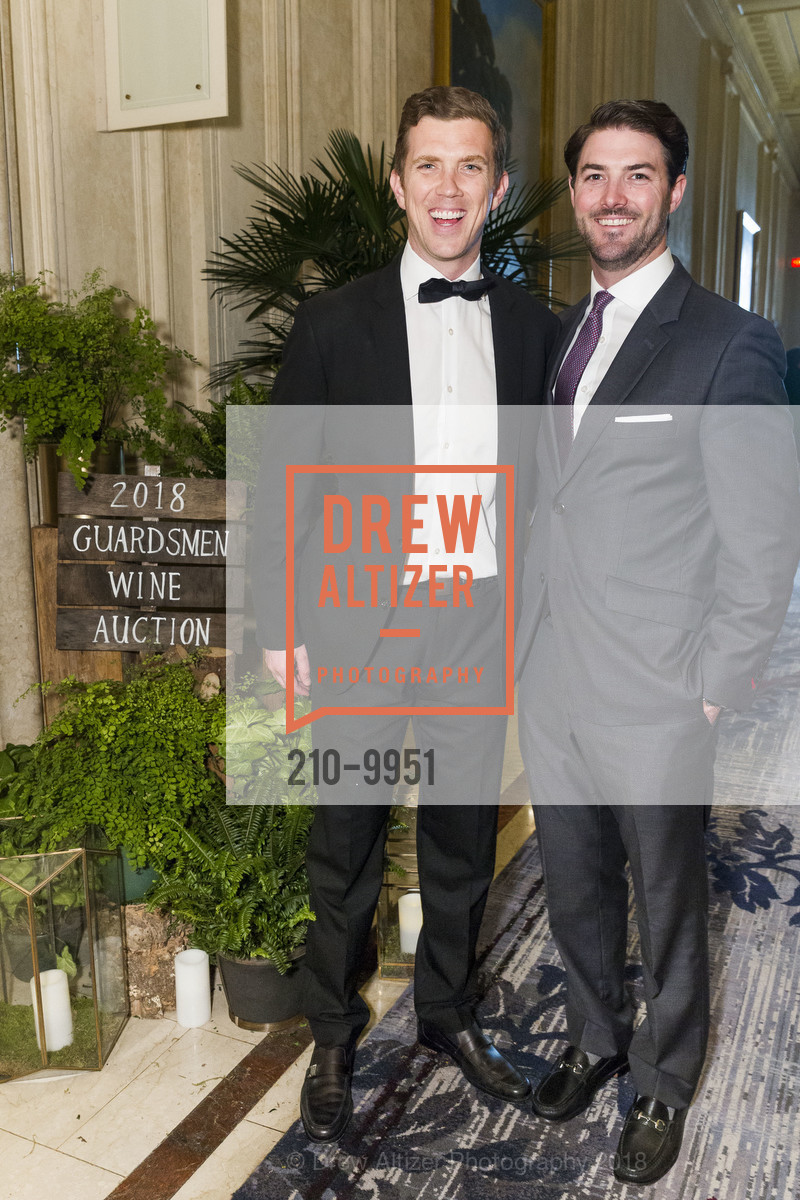 Nick Bates, Freddie Bayles, 42nd Annual San Francisco Guardsmen Wine Auction 2018, The Palace Hotel. 2 New Montgomery St, San Francisco, CA, April 7th, 2018, Photo #210-9951 Nick Bates, Freddie Bayles, Photo #210-9951