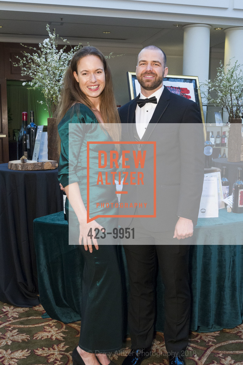 Kimmy Colombo, William Mader, 42nd Annual San Francisco Guardsmen Wine Auction 2018, The Palace Hotel. 2 New Montgomery St, San Francisco, CA, April 7th, 2018, Photo #423-9951 Kimmy Colombo, William Mader, Photo #423-9951