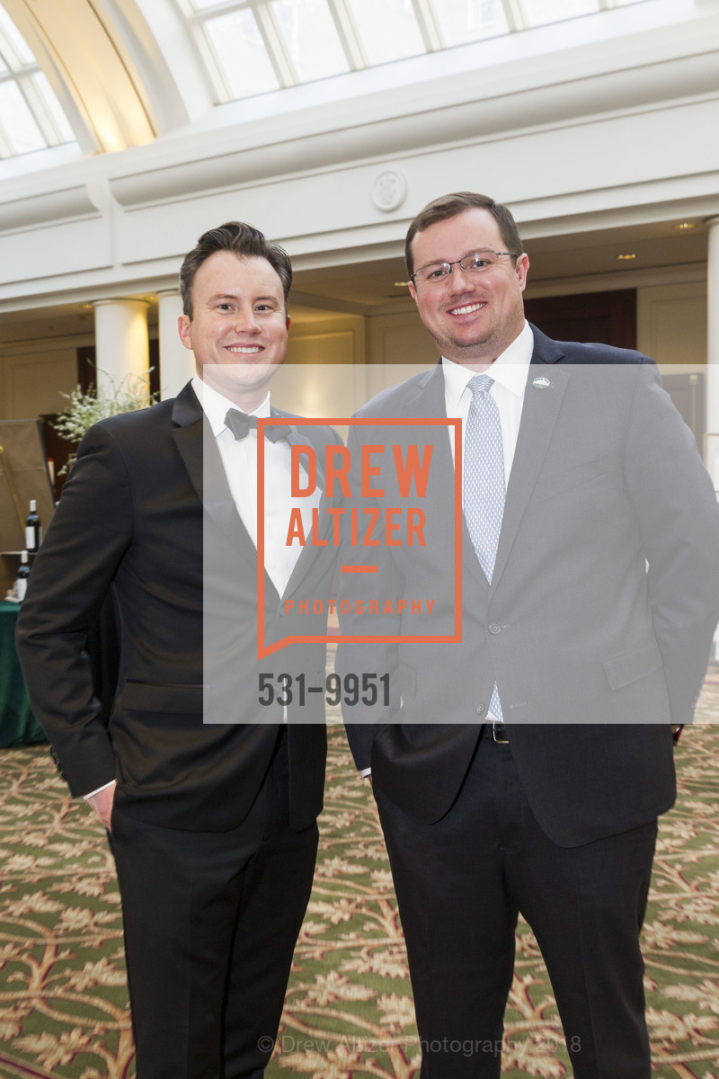 Robert Hogan, John Sullivan, 42nd Annual San Francisco Guardsmen Wine Auction 2018, The Palace Hotel. 2 New Montgomery St, San Francisco, CA, April 7th, 2018, Photo #531-9951 Robert Hogan, John Sullivan, Photo #531-9951