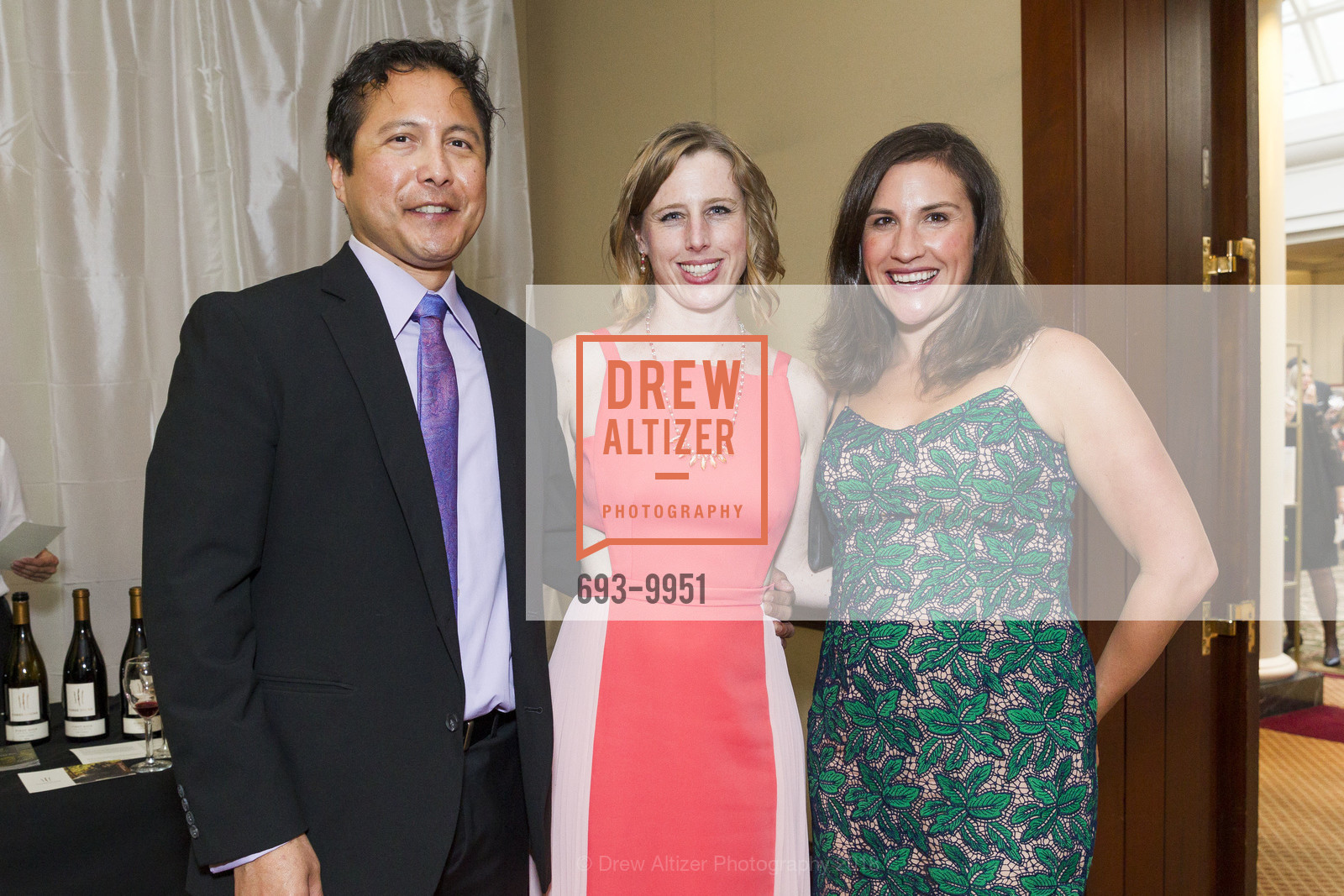 Marco Castaneda, Julie Simons, Megan McFarland, 42nd Annual San Francisco Guardsmen Wine Auction 2018, The Palace Hotel. 2 New Montgomery St, San Francisco, CA, April 7th, 2018, Photo #693-9951 Marco Castaneda, Julie Simons, Megan McFarland, Photo #693-9951