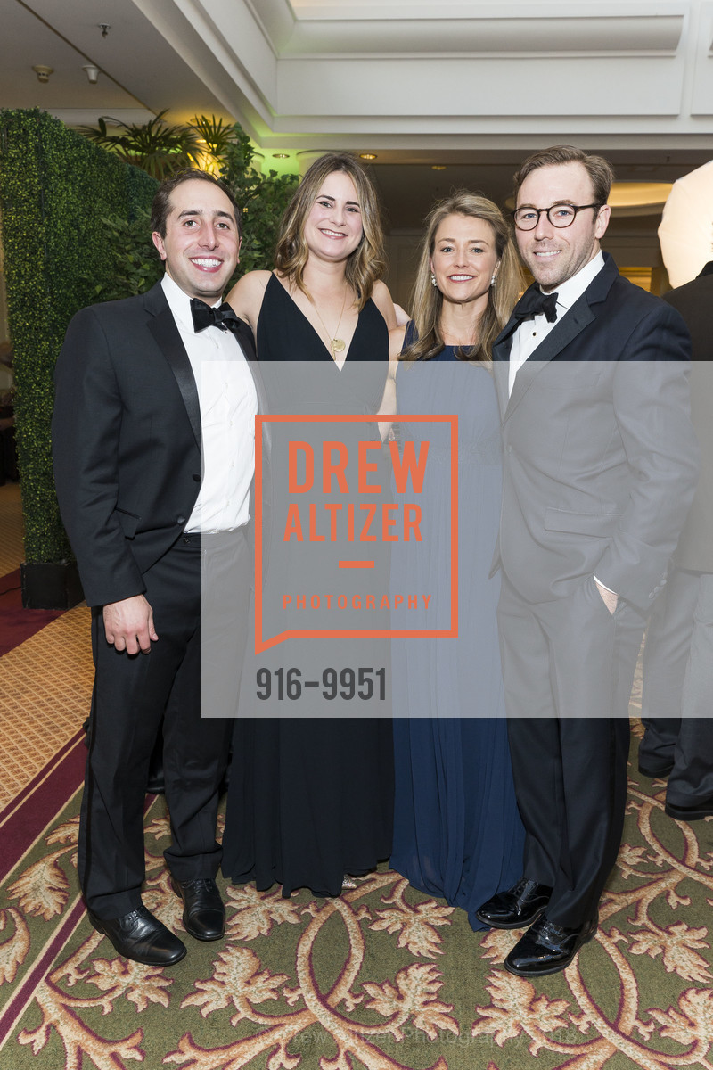 Nick Alexander, Kathryn McKinley, Shannon Burton, Brian Burke, 42nd Annual San Francisco Guardsmen Wine Auction 2018, The Palace Hotel. 2 New Montgomery St, San Francisco, CA, April 7th, 2018, Photo #916-9951 Nick Alexander, Kathryn McKinley, Shannon Burton, Brian Burke, Photo #916-9951