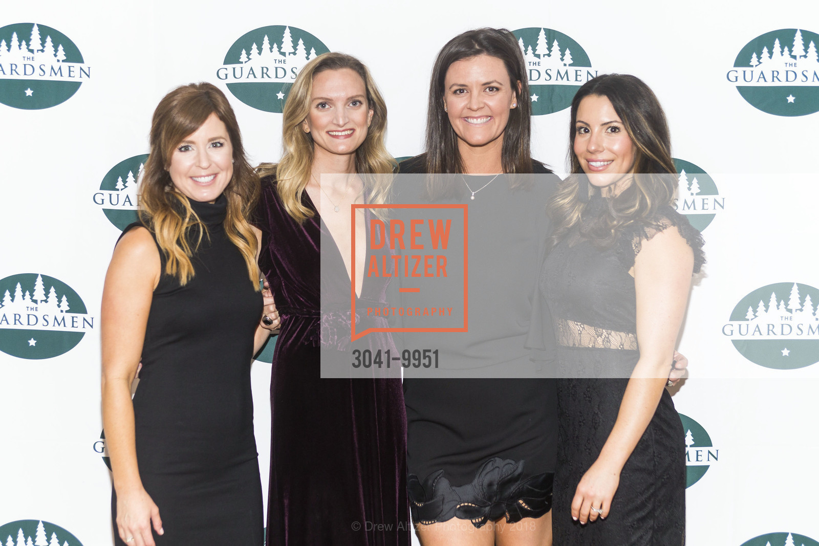 Lisa Fields, Caroline Marshall, Christine Cox, Stephanie Baggett, 42nd Annual San Francisco Guardsmen Wine Auction 2018, The Palace Hotel. 2 New Montgomery St, San Francisco, CA, April 7th, 2018, Photo #3041-9951 Lisa Fields, Caroline Marshall, Christine Cox, Stephanie Baggett, Photo #3041-9951