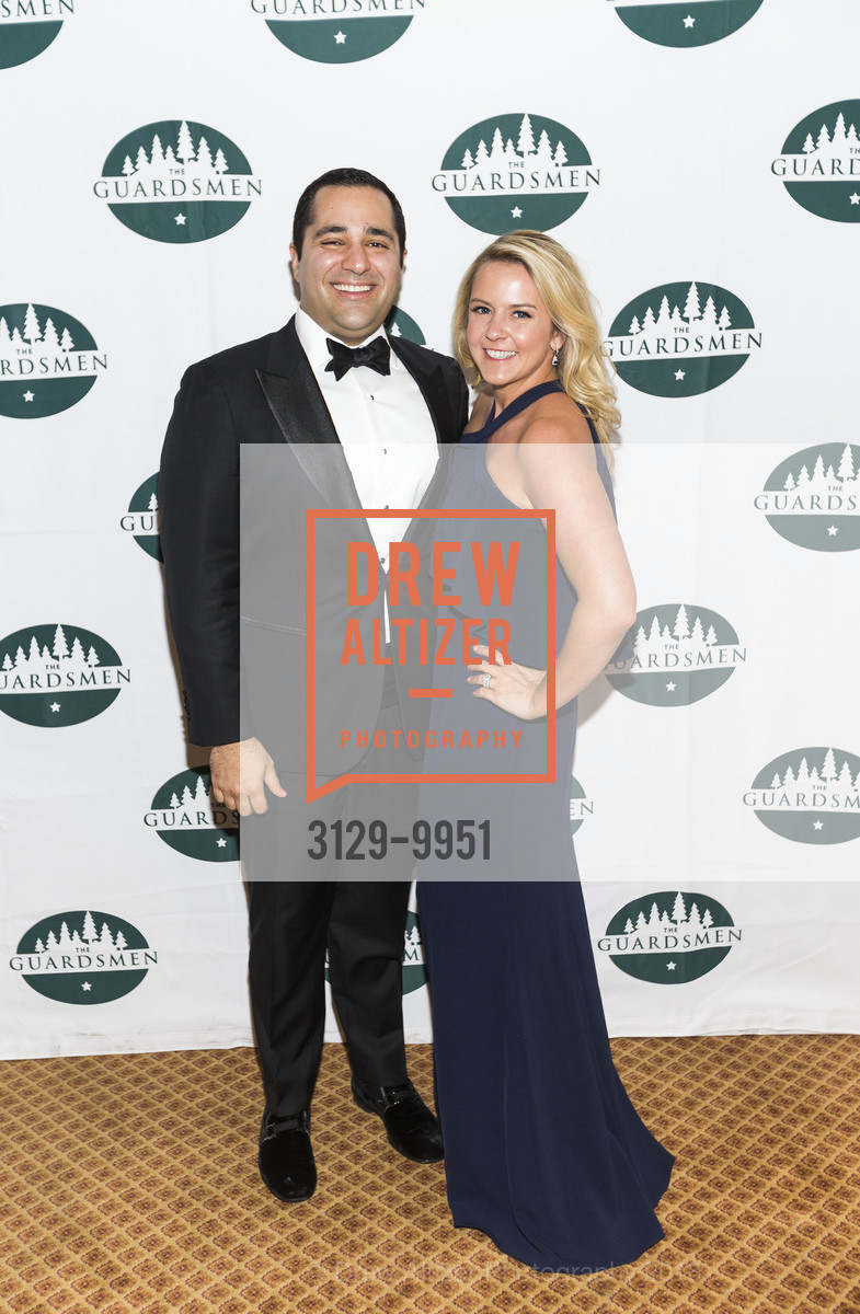Nawder Alavi, Kaitlin Alavi, 42nd Annual San Francisco Guardsmen Wine Auction 2018, The Palace Hotel. 2 New Montgomery St, San Francisco, CA, April 7th, 2018, Photo #3129-9951 Nawder Alavi, Kaitlin Alavi, Photo #3129-9951