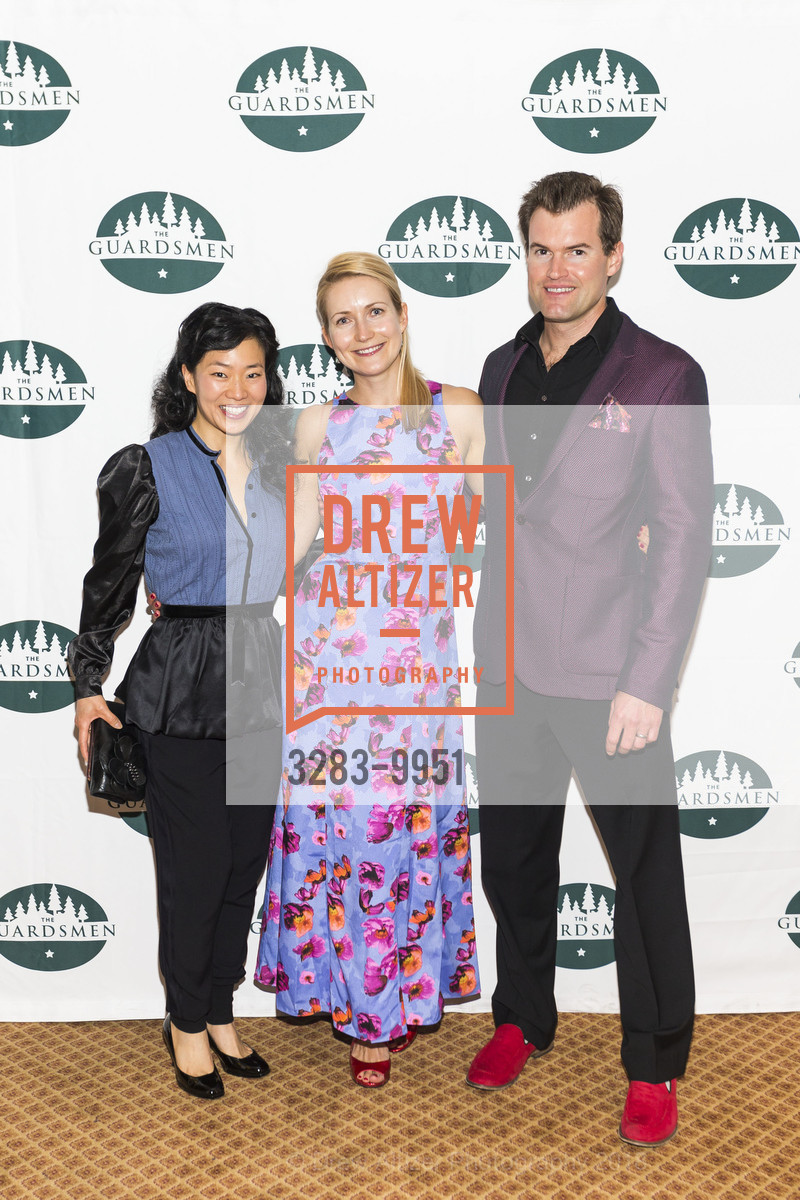 Patrice Chi, Anastasia Zdzitavetskaya, Brian Morris, 42nd Annual San Francisco Guardsmen Wine Auction 2018, The Palace Hotel. 2 New Montgomery St, San Francisco, CA, April 7th, 2018, Photo #3283-9951 Patrice Chi, Anastasia Zdzitavetskaya, Brian Morris, Photo #3283-9951